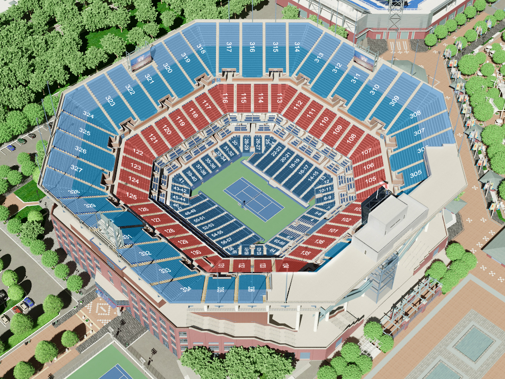 Arthur Ashe Stadium Seating Map