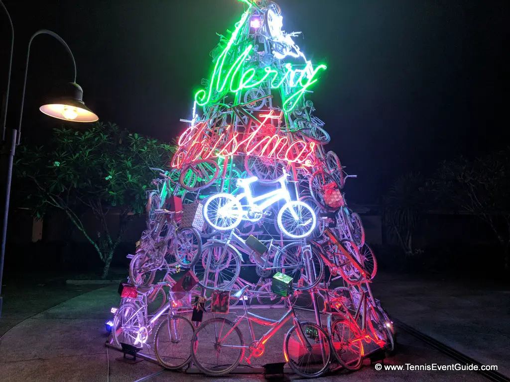 Bicycle Christmas Tree Thanyapura Hotel Sports Resort
