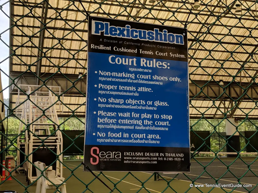 Plexicushion Courts at Thanyapura 