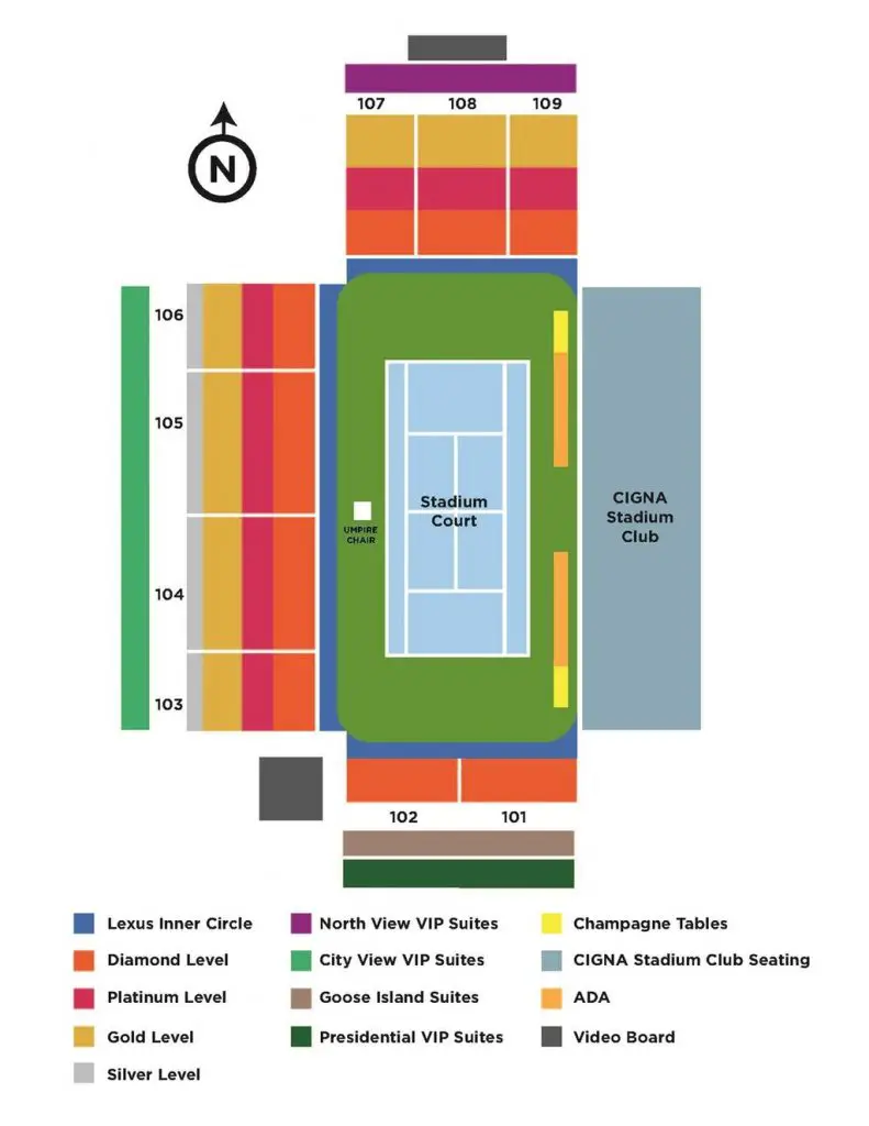 Atlanta Open Stadium Map