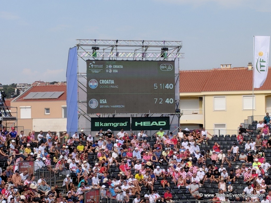 Davis Cup in Zadar at the Sportski Centar Visnjik