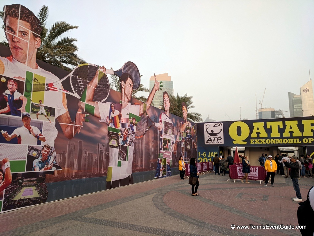 Qatar Tennis Open  Entrance