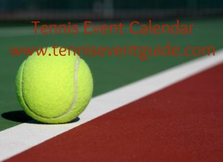 Tennis Event Calendar Tennis Event Calendar