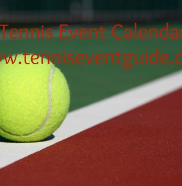 Tennis Event Calendar Tennis Event Calendar